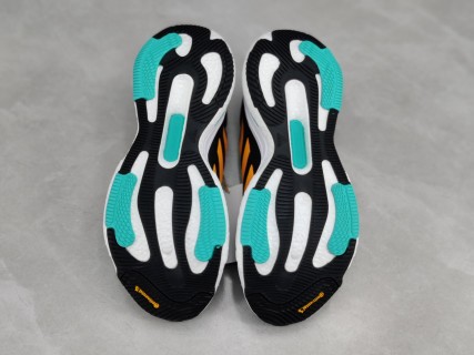Adidas Solar Glide 5 Boost Black Gold White Cyan view 7