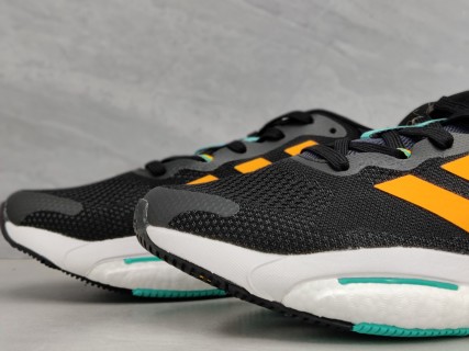 Adidas Solar Glide 5 Boost Black Gold White Cyan view 8
