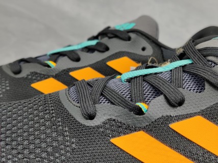 Adidas Solar Glide 5 Boost Black Gold White Cyan view 9