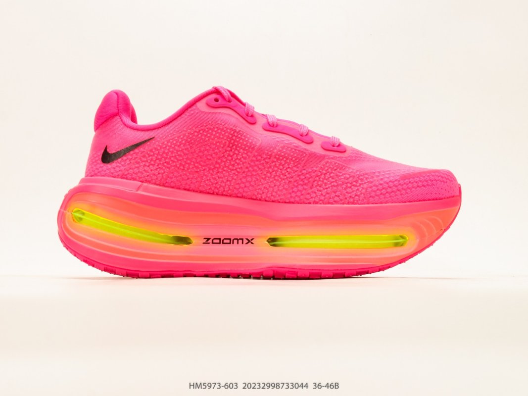 Nike Vomero Premium Pink Yellow UA Replica Running Shoe view