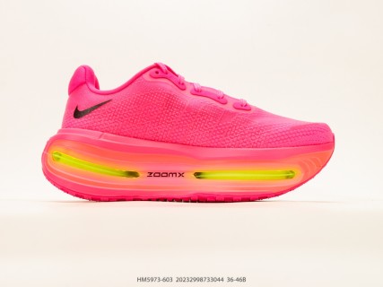 Nike Vomero Premium Pink Yellow UA Replica Running Shoe view 2