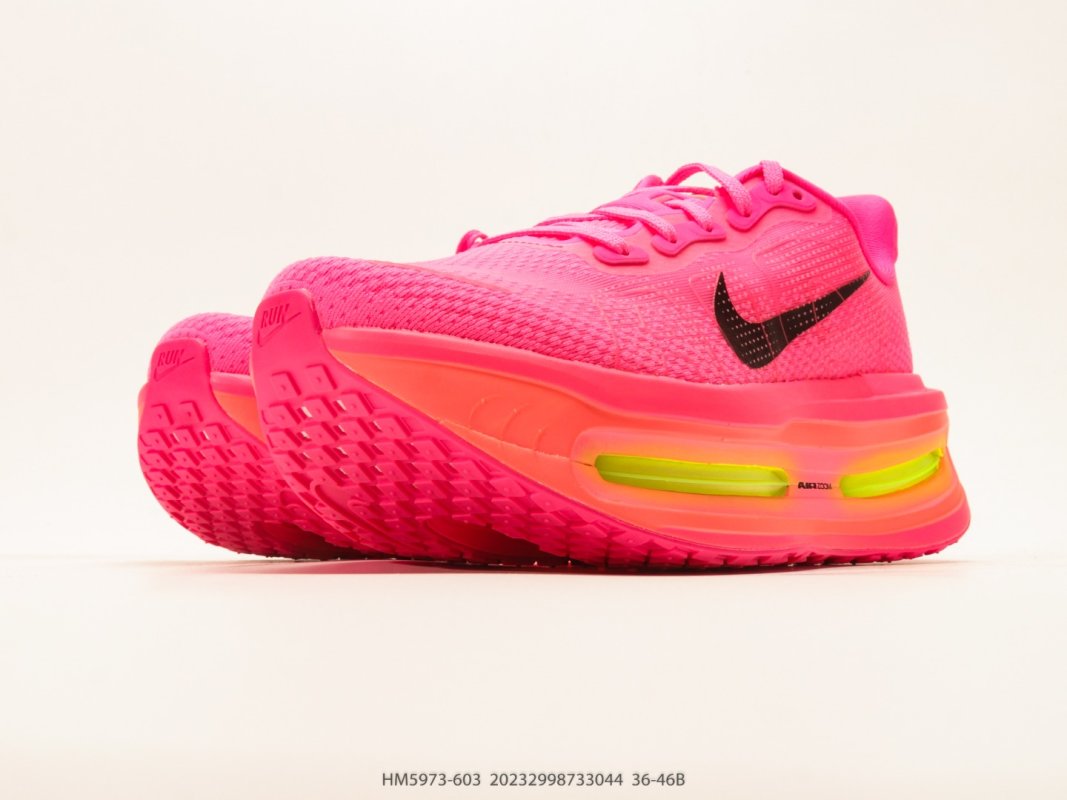 Nike Vomero Premium Pink Yellow UA Replica Running Shoe view