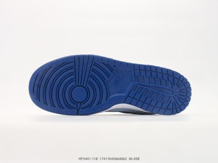 Nike Dunk Low White Navy Grey UA Replica view 4