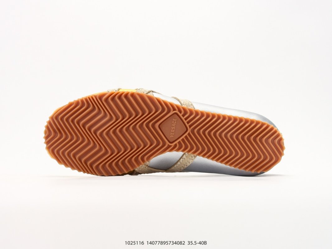 Onitsuka Tiger x Versace Tai-Chi Sakura Yellow White Gold Leather view
