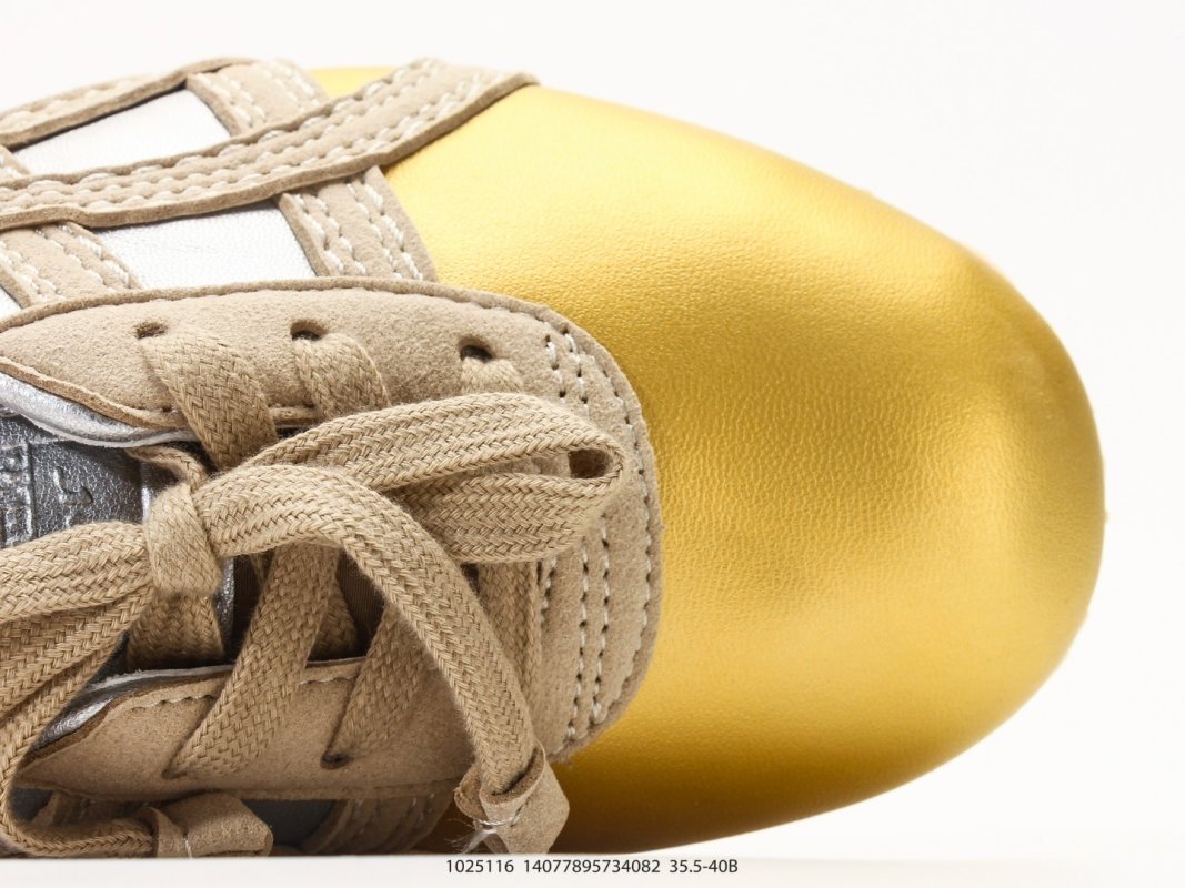Onitsuka Tiger x Versace Tai-Chi Sakura Yellow White Gold Leather view