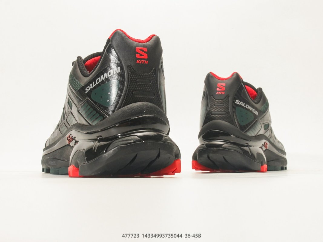Salomon XT-4K Kith Black Red Low-Top Trail Sneaker view