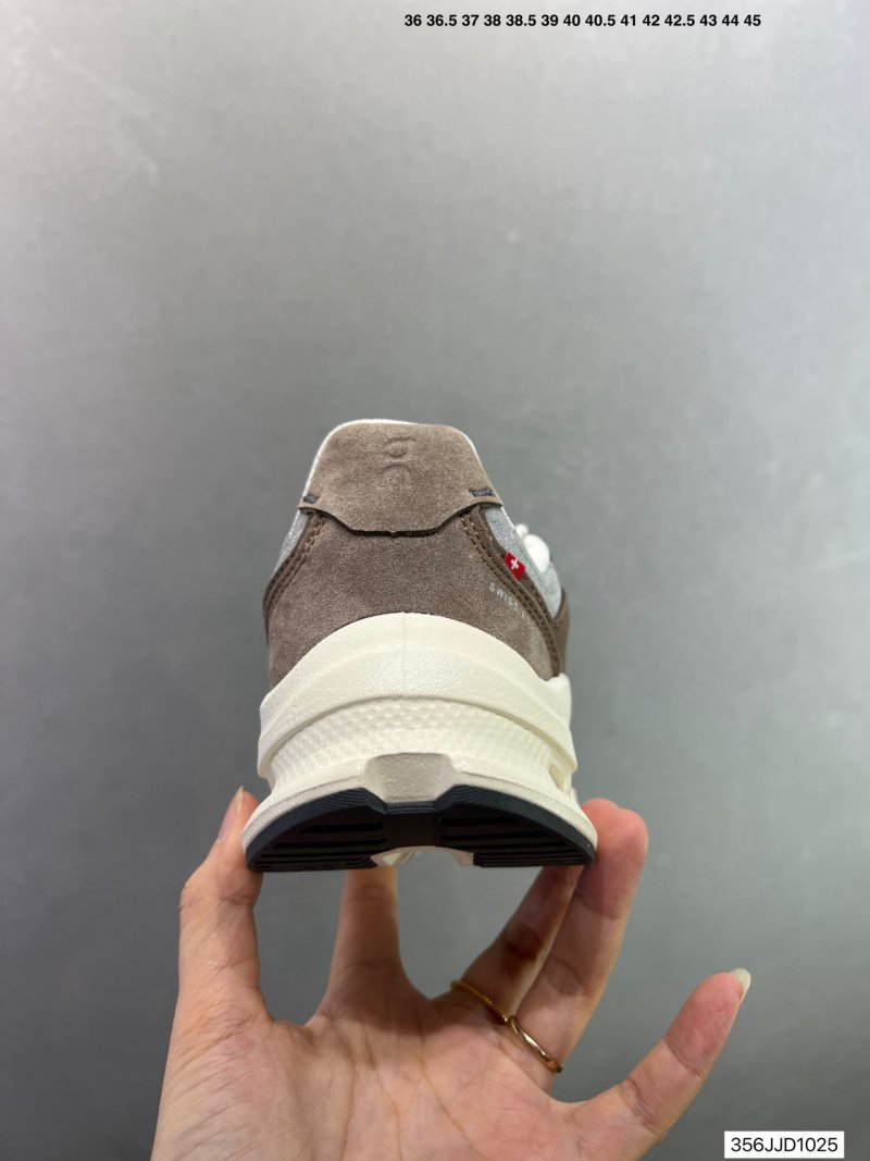On Cloudnova Rift Brown Cream Running Shoe view