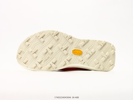 Norda 001 Low-Top Trail Running Shoe White Red Cream view 4