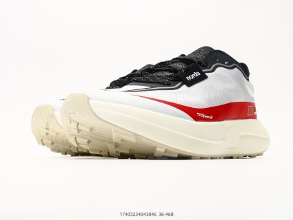 Norda 001 Low-Top Trail Running Shoe White Red Cream view 5