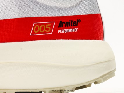 Norda 001 Low-Top Trail Running Shoe White Red Cream view 7
