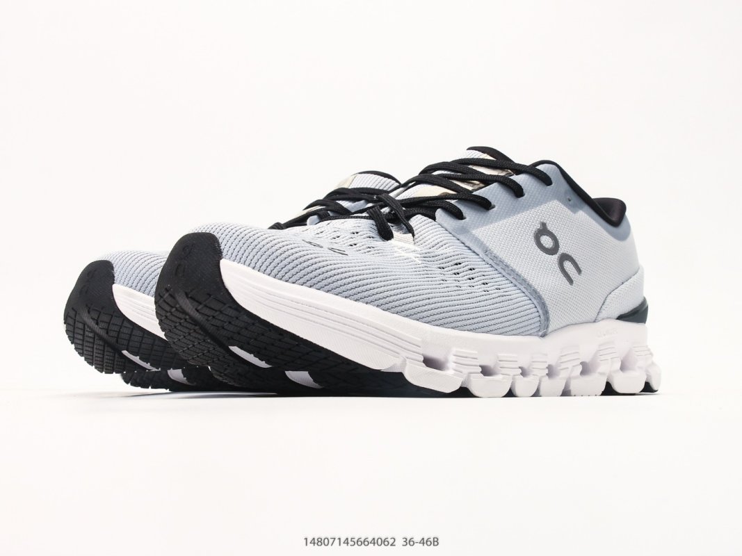 On Cloud X4 White Navy Running Shoe Rep view
