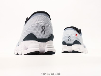 On Cloud X4 White Navy Running Shoe Rep view 6