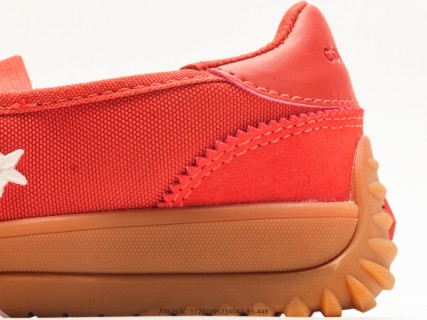Converse Run Star Trainer Red Canvas Mary Jane UA Replica view 7