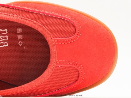 Converse Run Star Trainer Red Canvas Mary Jane UA Replica view 8