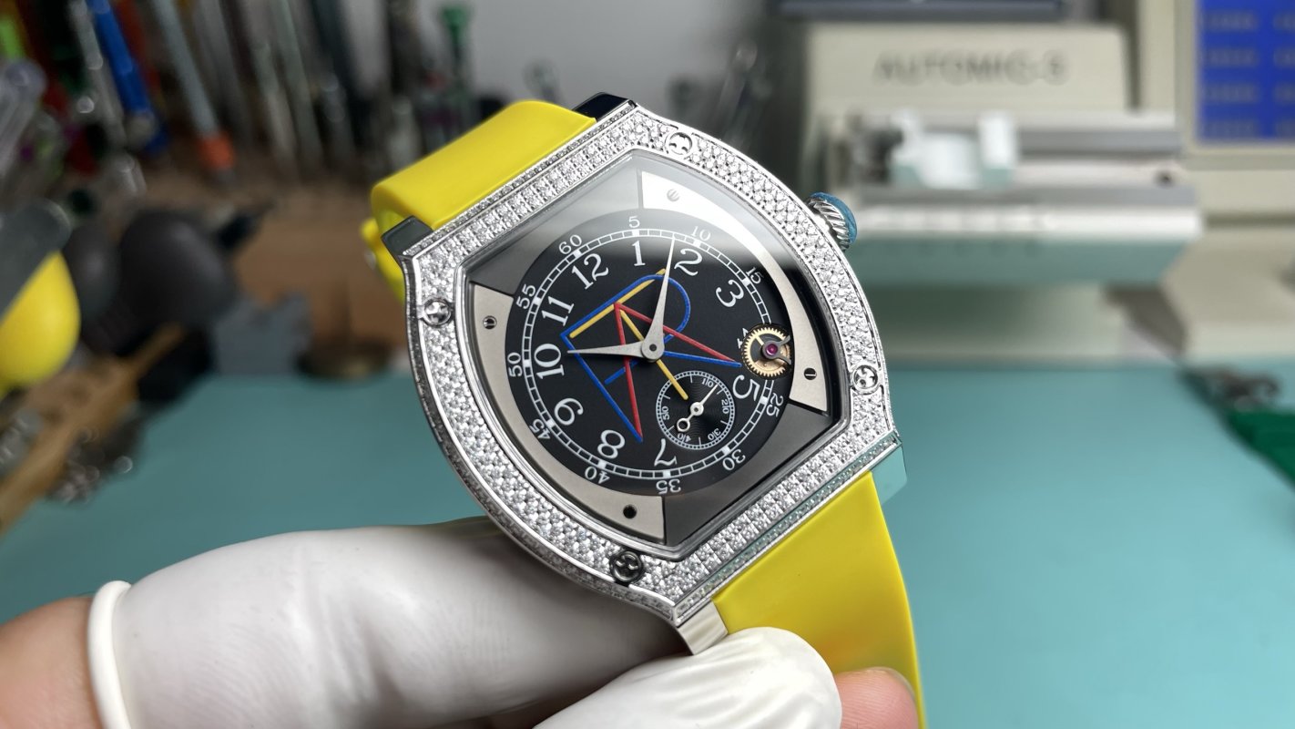 F.P. Journe Élégante 48mm Titanium Replica Watch view