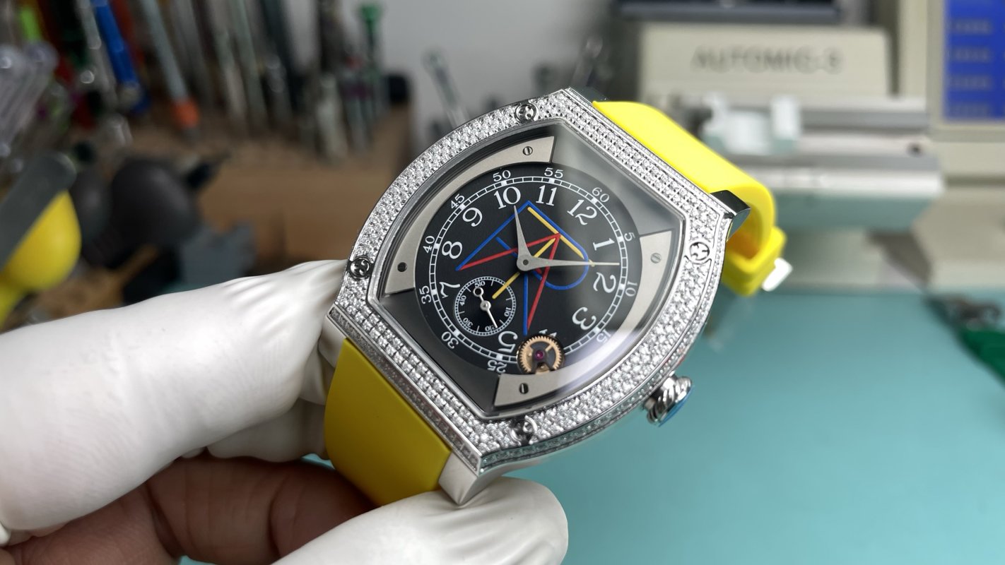 F.P. Journe Élégante 48mm Titanium Replica Watch view