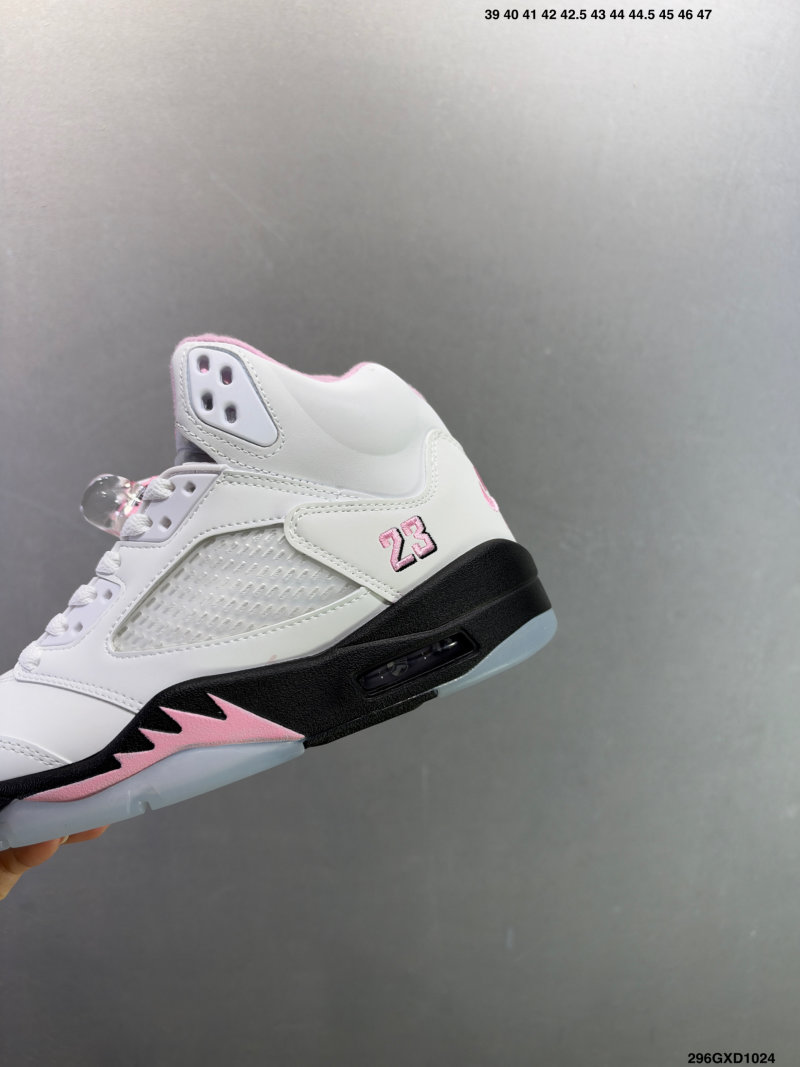Jordan Air Jordan 5 Retro High White Pink Black view
