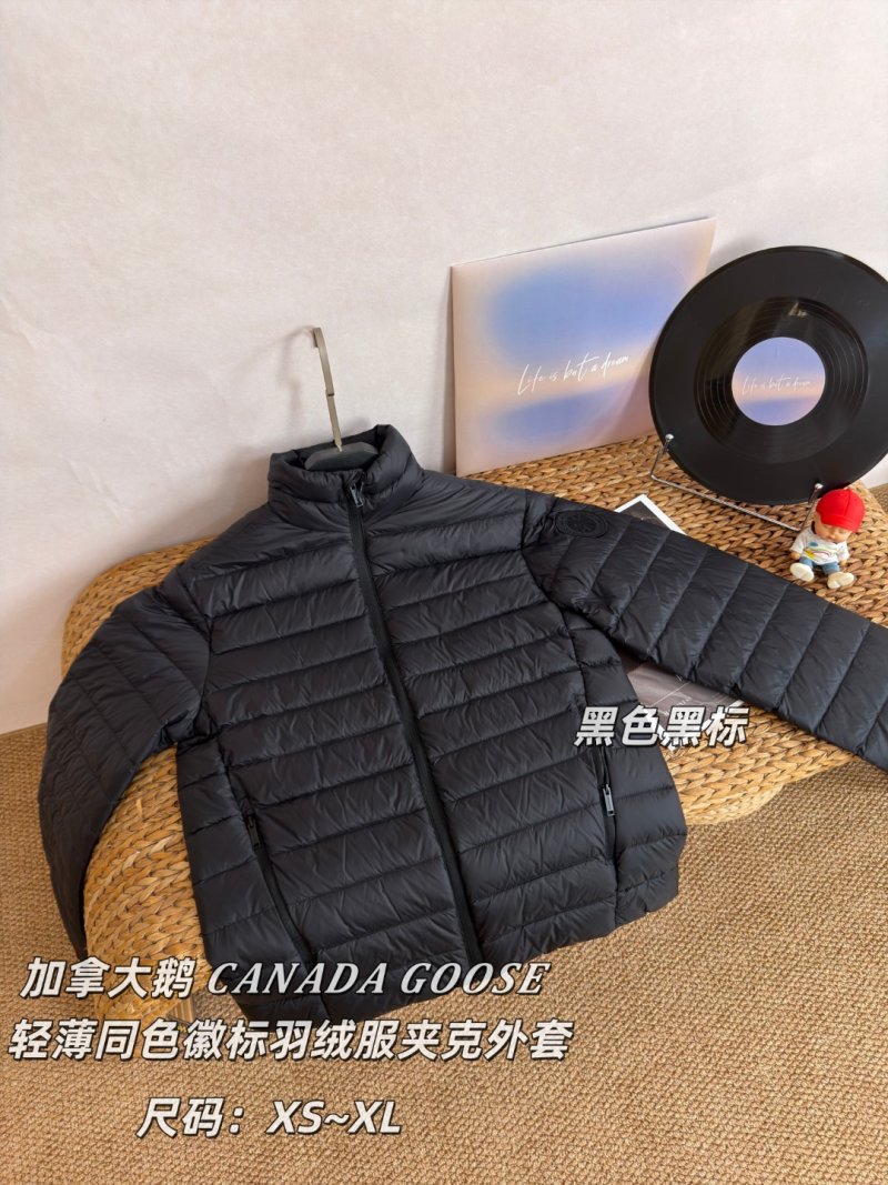 Canada Goose Black Lightweight Down Puffer Jacket UA Replica