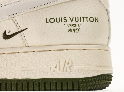 Nike Air Force 1 '07 LV8 Cream Olive Low view 7