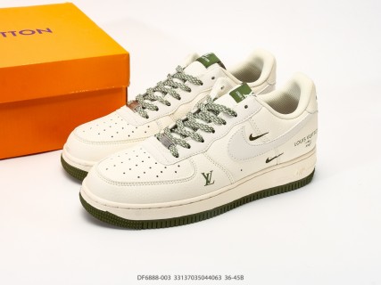 Nike Air Force 1 '07 LV8 Cream Olive Low view 9