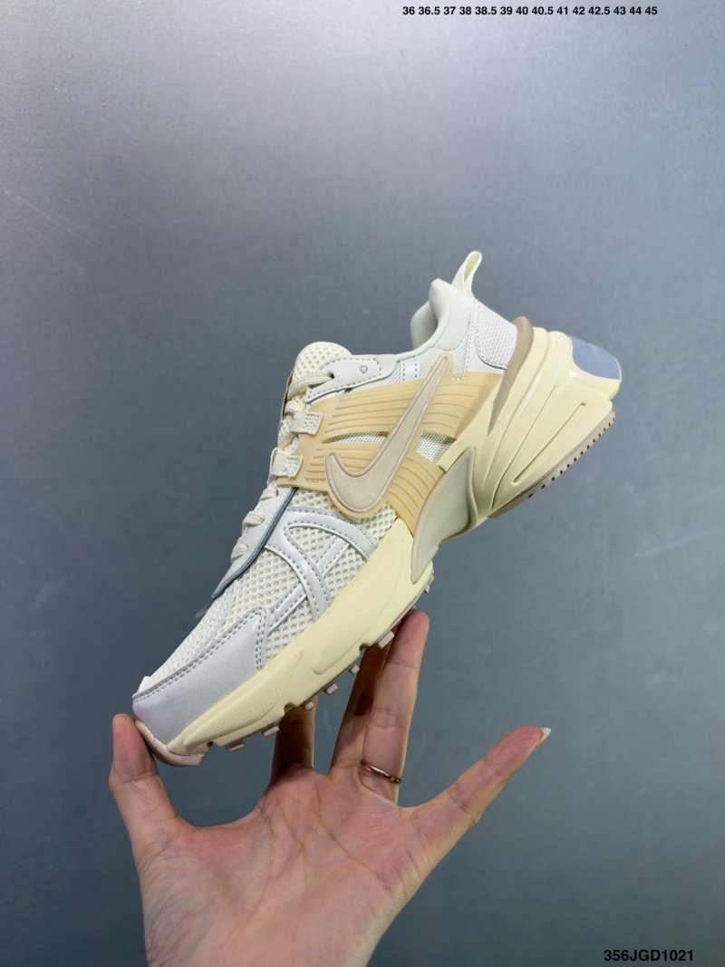 Nike V2K Runtekk Cream Vintage Low-Top Running Shoe view