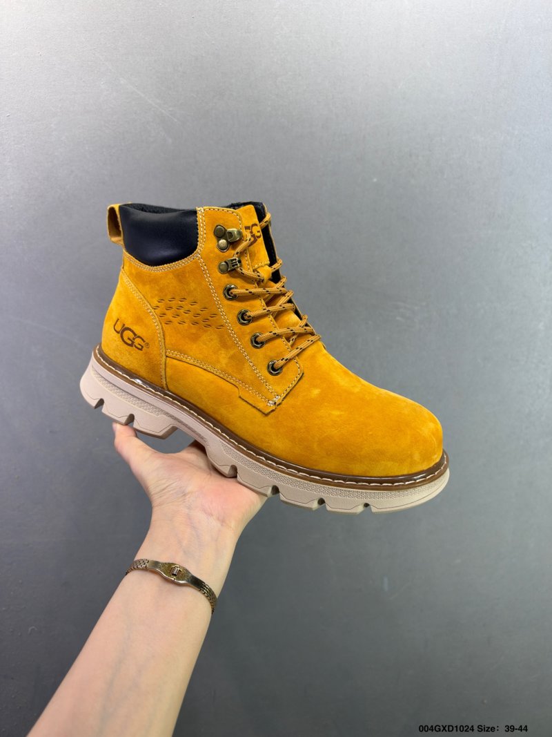 UGG Tasman Weather Hybrid Mid Yellow Suede Boot view