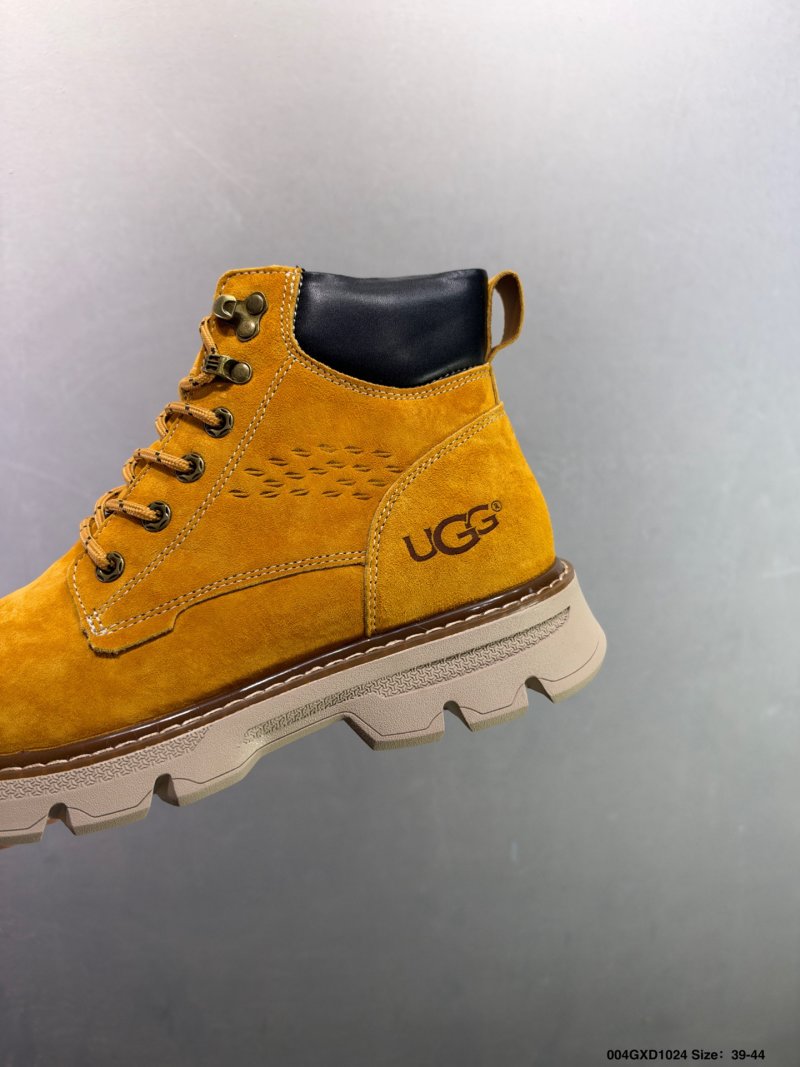 UGG Tasman Weather Hybrid Mid Yellow Suede Boot view