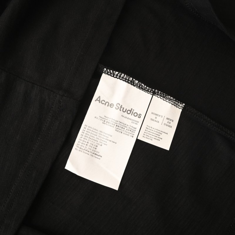 Acne Studios Love Inside Black Long Sleeve T-Shirt view