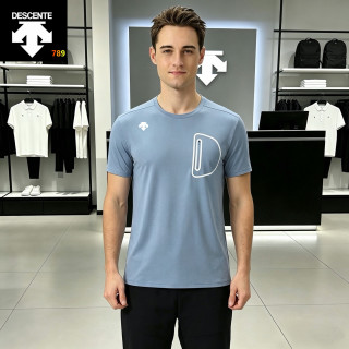 Descente Training Quick-Dry T-Shirt Slate Blue