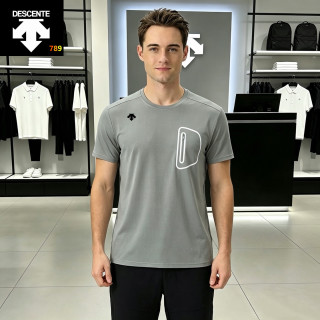 Descente Training Quick-Dry T-Shirt Slate Blue view 2