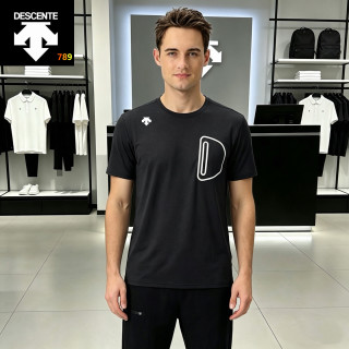 Descente Training Quick-Dry T-Shirt Slate Blue view 3