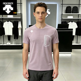 Descente Training Quick-Dry T-Shirt Slate Blue view 4