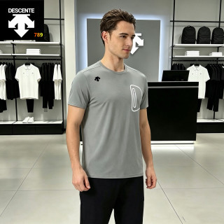 Descente Training Quick-Dry T-Shirt Slate Blue view 5