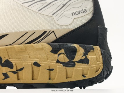 Norda 001 Low Top Trail Running Shoe Cream Camo view 7