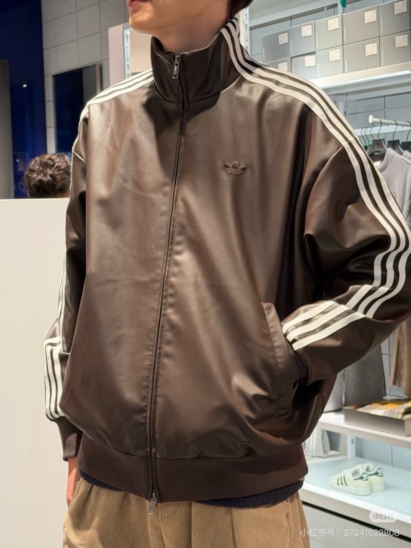 Adidas Classic Black Track Jacket with White 3-Stripes