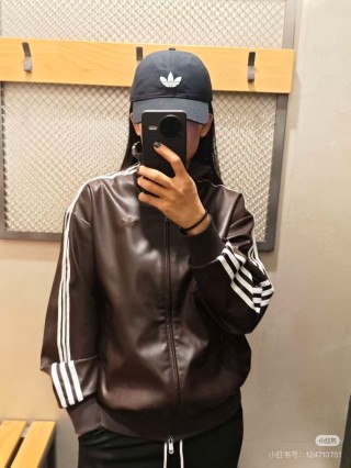 Adidas Classic Black Track Jacket with White 3-Stripes view 7