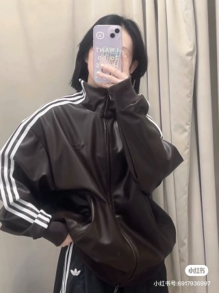 Adidas Classic Black Track Jacket with White 3-Stripes view 8