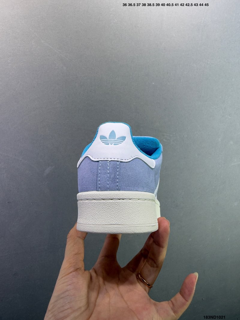 Adidas Campus 00s Periwinkle Blue Cream Retro Low view