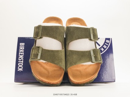 Birkenstock Arizona UA Suede Sandal Olive Green