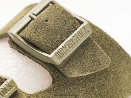 Birkenstock Arizona UA Suede Sandal Olive Green view 6