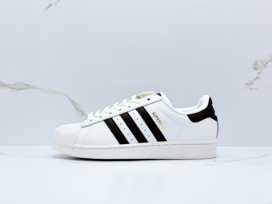 Adidas Superstar Shell Toe White Black Low-Top Sneaker
