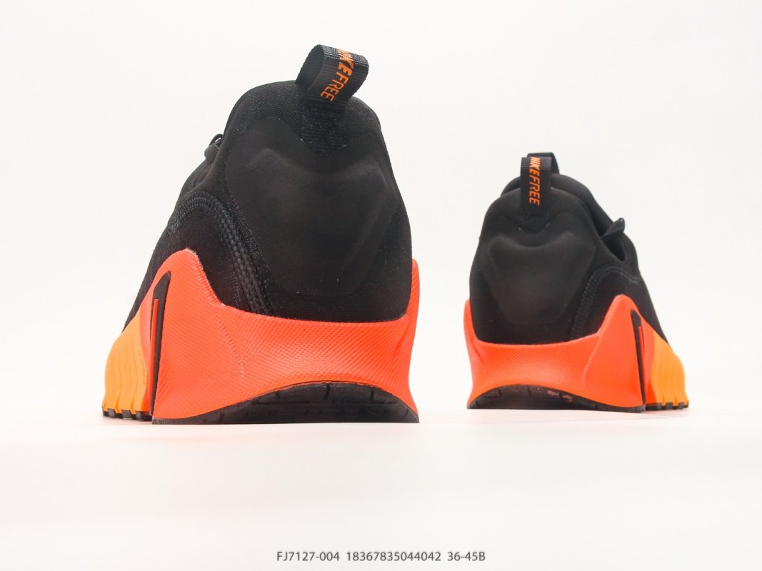 Nike Free Metcon 6 Black Orange Training Shoe view