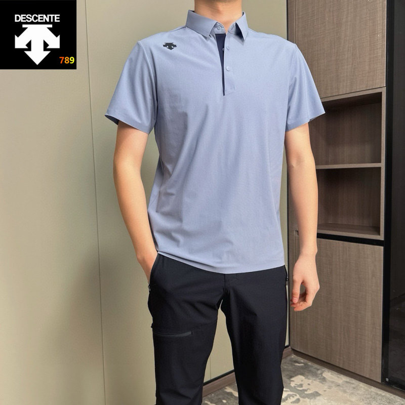 Descente Summer Polo Shirt Light Blue - UA Rep