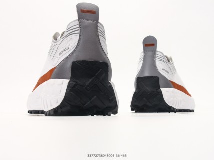 Norda 001 White Orange Low-Top Trail Hiking Shoe view 6