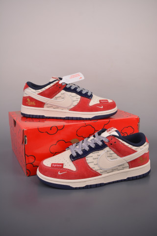 Nike Dunk Low Red Cream Varsity UA Replica view 11