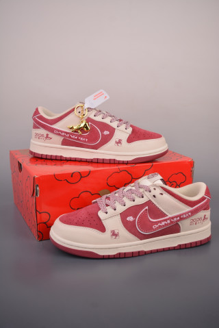 Nike Dunk Low Red Cream Varsity UA Replica view 13