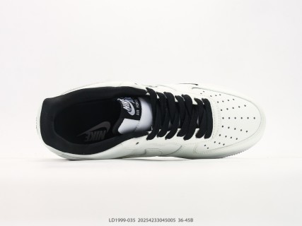 Nike Air Force 1 Low LX The North Face Collaboration White Black view 3