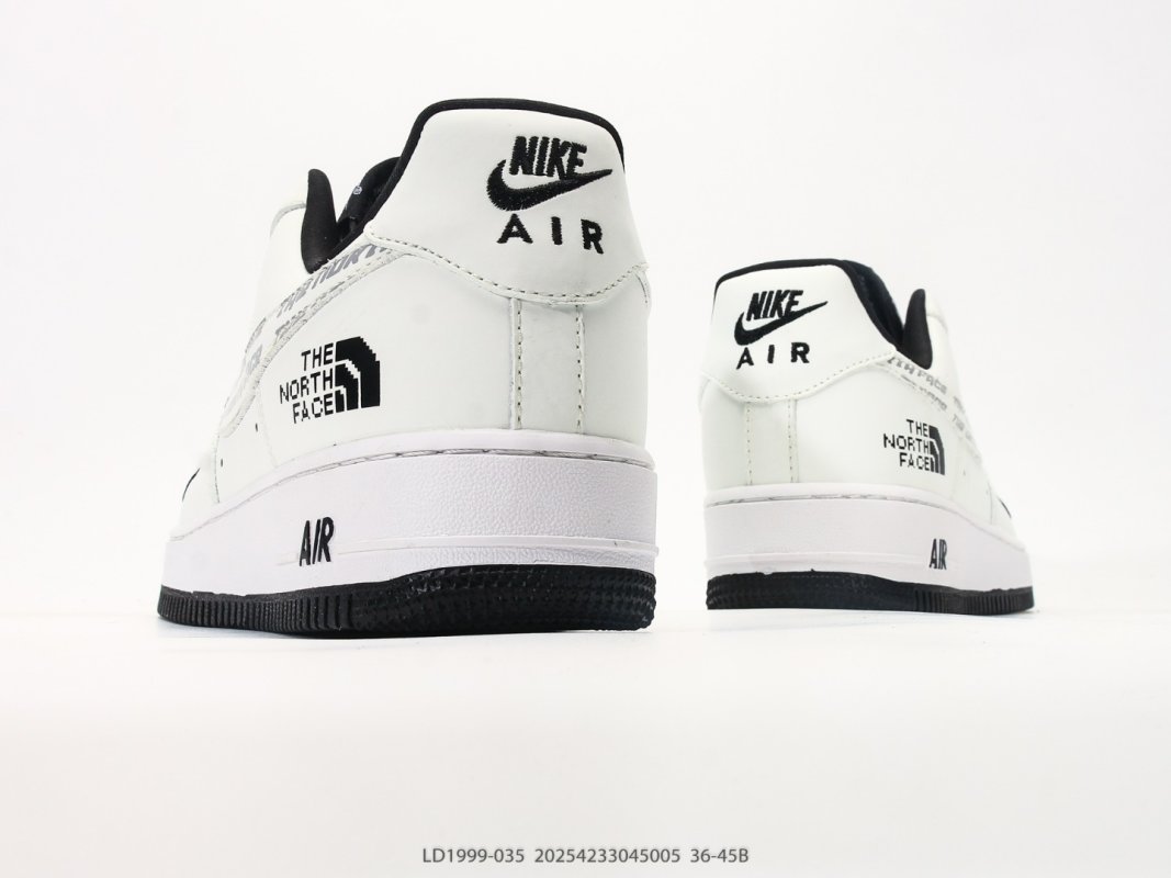 Nike Air Force 1 Low LX The North Face Collaboration White Black view