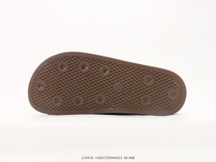 Adidas Adimule Superstar Brown Leather Slide Unisex view 5