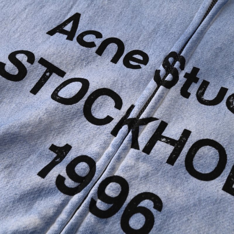Acne Studios 1996 Spray Ink Zip Jacket Blue view